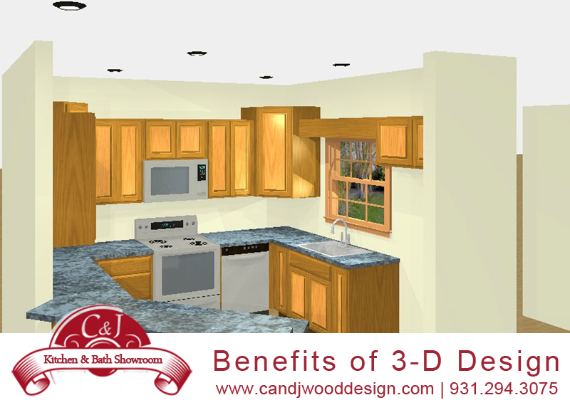 Custom Kitchen Cabinets Blog Benefits Of 3 D Design C And J Wood