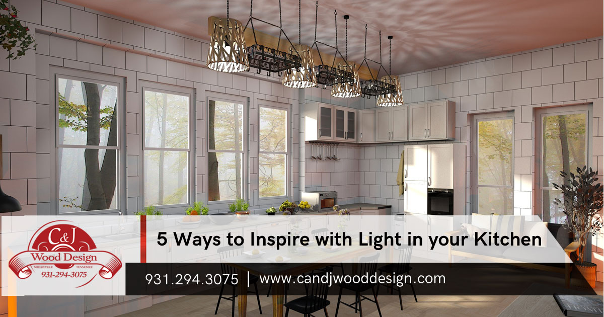 Custom kitchen design, remodeling - 5-ways-to-inspire-with-light-in-your-kitchen | C and J Wood Design