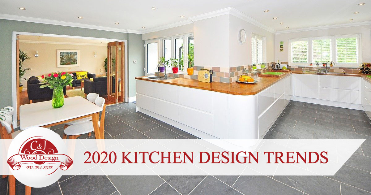 Custom kitchen design, remodeling - 2020 kitchen design trends | C and J Wood Design