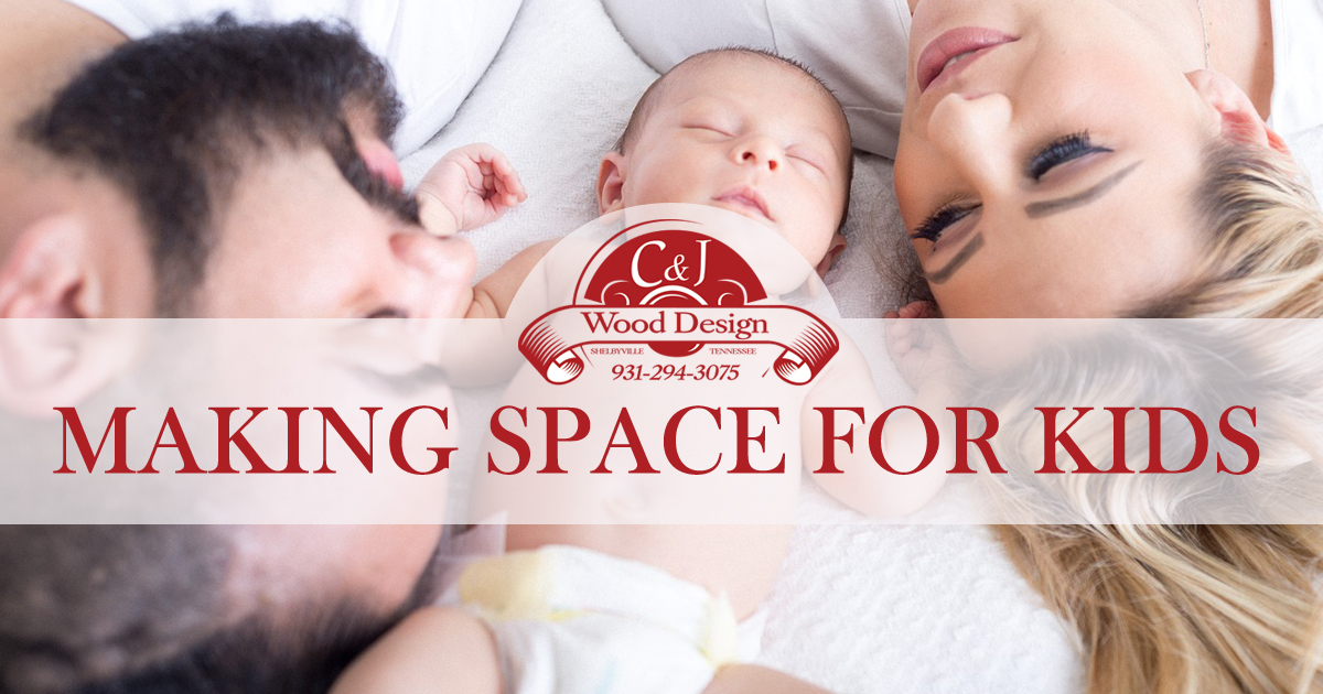 Custom kitchen design, remodeling - Making Space for Kids | C and J Wood Design