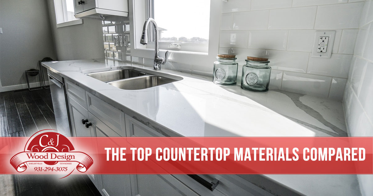 Custom kitchen design, remodeling - The Top Countertop Materials Compared | C and J Wood Design